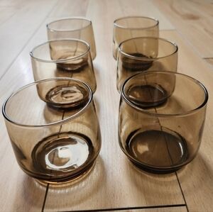 Vintage 6 Whiskey Glasses